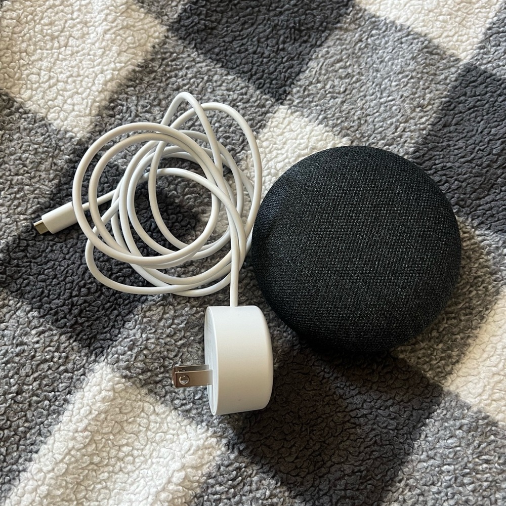 Google Home Model HOA Mini Smart Assistant Bluetooth Speaker, Orange
